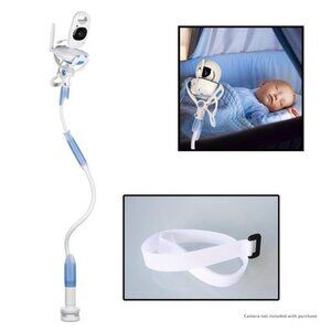 Universal Baby Monitor Holder with Velcro Strap | Flexible Baby Camera Mount